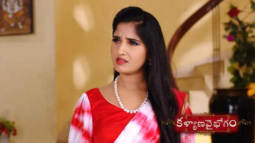 Meenakshi takes Manga’s family to the temple - Kalyana Vaibhogam