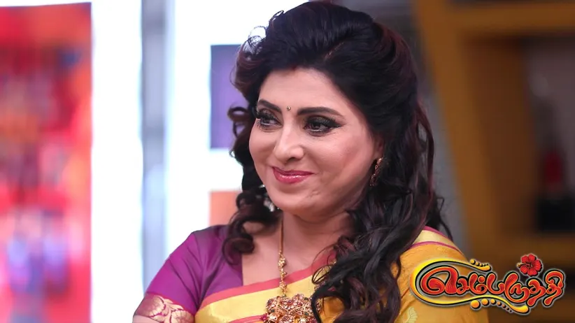 Purushothaman discusses wedding anniversary plans with Akhila - Sembaruthi