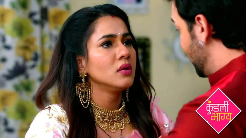 Rishabh slaps Prithvi while interrogating him - Kundali Bhagya