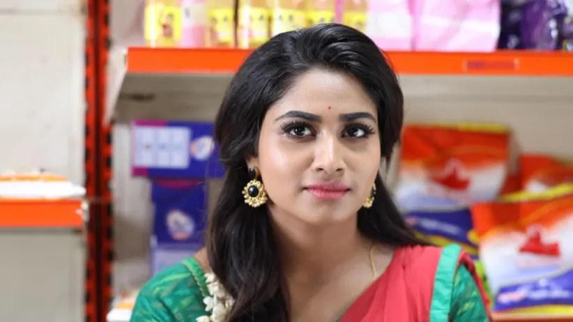 Anuradha goes in search of Abhirami - Rettai Roja