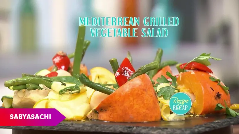 Mediterranean Grilled Vegetable Salad by Chef Sabyasachi - Urban Cook