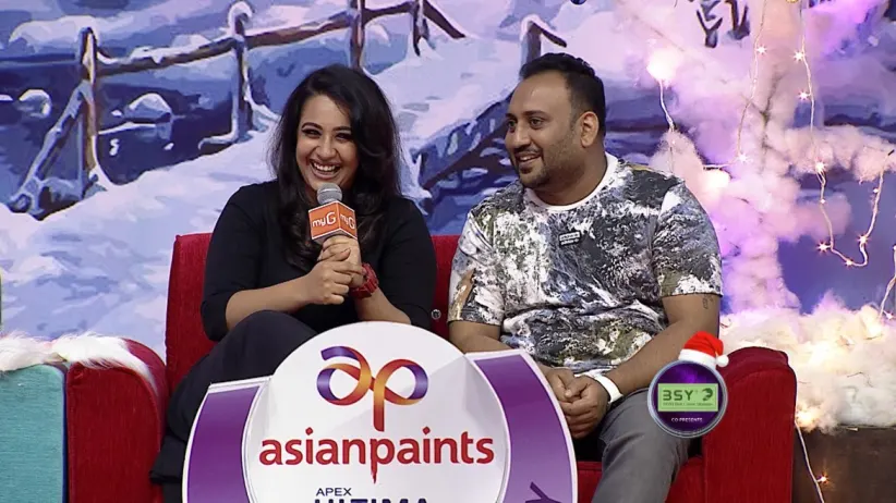 Arjun and Saubhagya grace the stage with their presence - Mr & Mrs