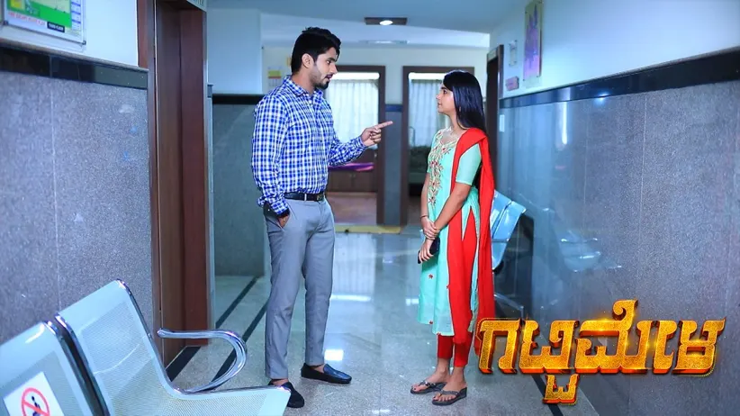 Amulya convinces Vedanth to go to the office - Gattimela