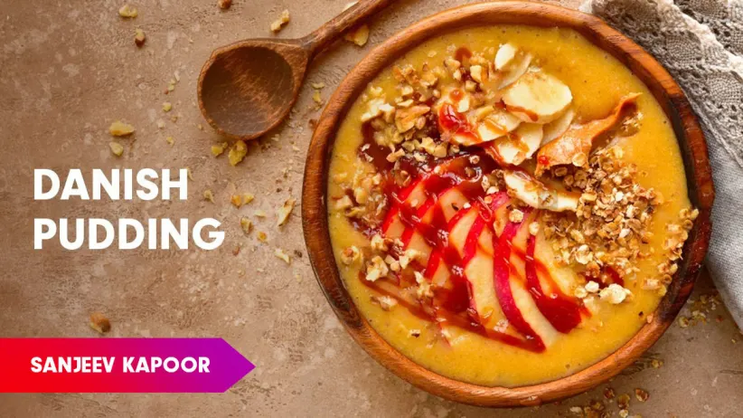 Danish Apple Pudding Recipe by Sanjeev Kapoor