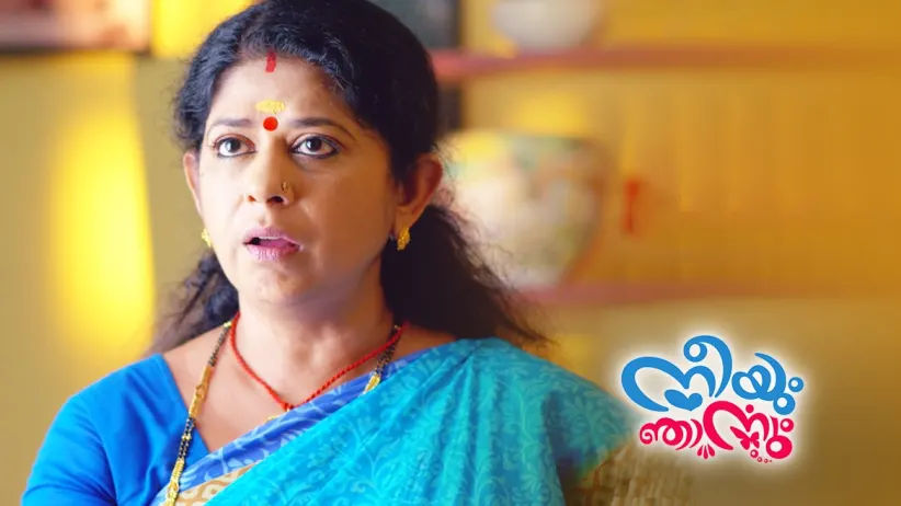 Sreelakshmi speaks to Ravi Varman on a video call - Neeyum Njanum