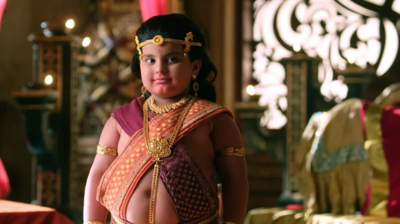 Maruti's devotion surprises Raktasura - Ramabhaktha Hanumantha