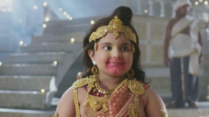 Maruti protects Sumeru with his powers - Kahat Hanuman Jai Shri Ram