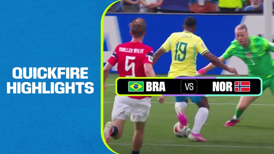 BRA Vs NOR | Quickfire Highlights | FIFA World Cup 2026